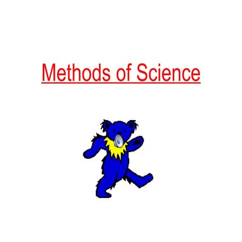 Methods Of Science