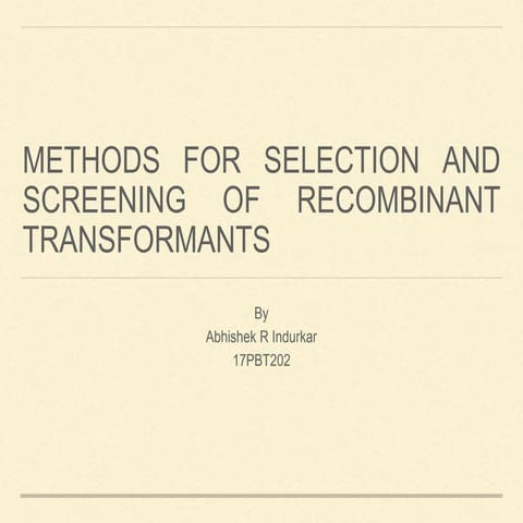 Methods of screening