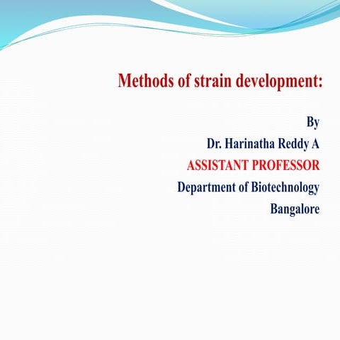 Methods of strain development by mutation and isolation methods