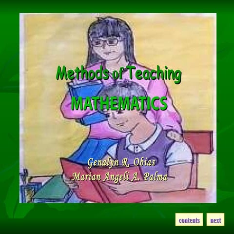 Methods of teaching Mathematics | PPT