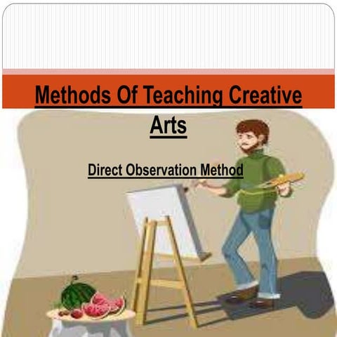 Method of teaching creative arts