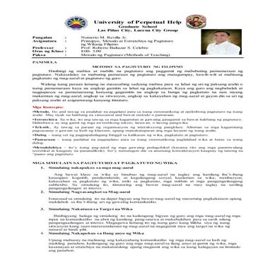Research paper in filipino | PDF