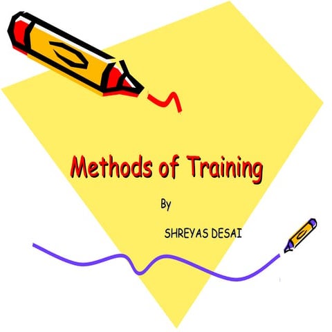 Methods of training