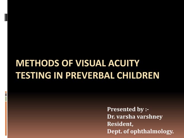 Visual acuity, visual acuity types and factors | PPTX | Eye and Vision ...