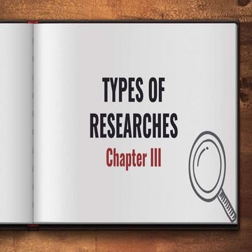 Types of Research