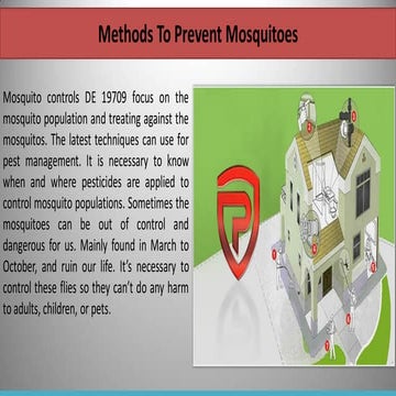 Methods to prevent mosquitoes | PDF