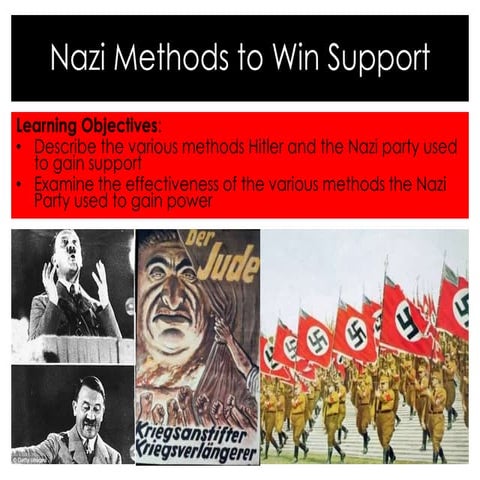 Methods to win support