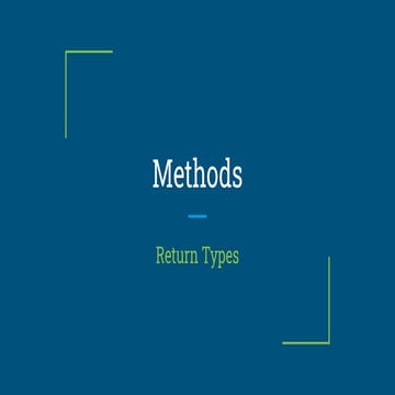 Java Methods | PDF