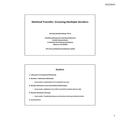 Method Transfer Crossing Multiple Borders