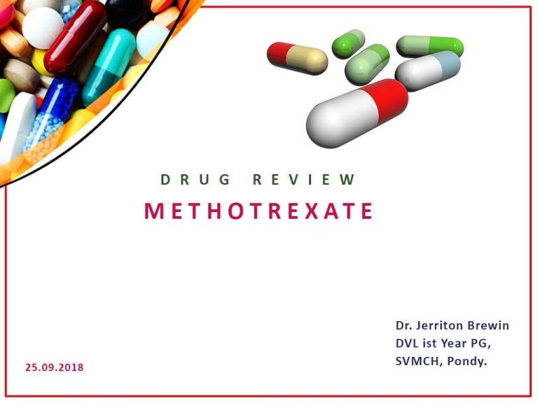 Methotrexate - A Comprehensive Drug Review in Dermatology