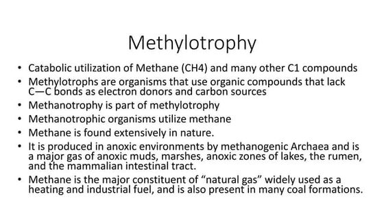 Methanogenesis | PPTX | Chemistry | Science