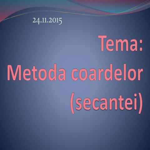 Metoda newton | PPT