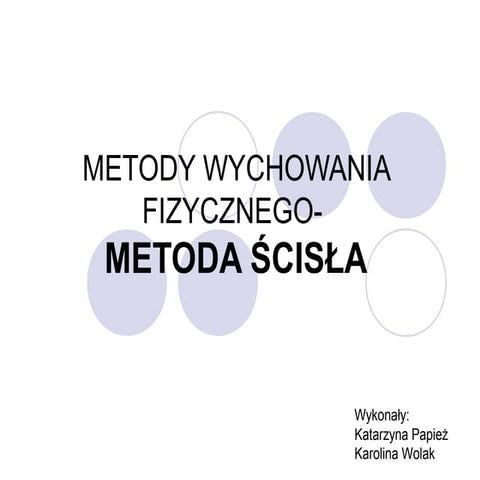 Metoda ścisła