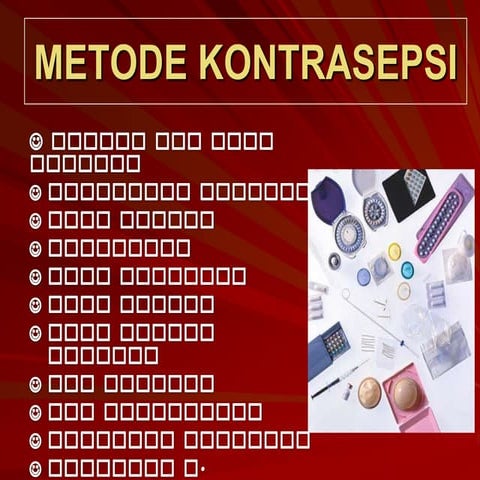 Metode kontrasepsi