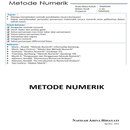 Metode Numerik - Notes 0.pdf