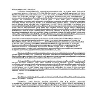 Metode penelitian pendidikan