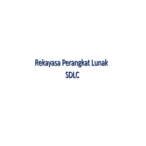 System development life cycle (sdlc) ppt | PPTX