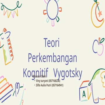 Vygotsky - Theory of Cognitive Development | PPT
