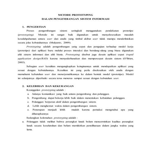 Metode prototyping