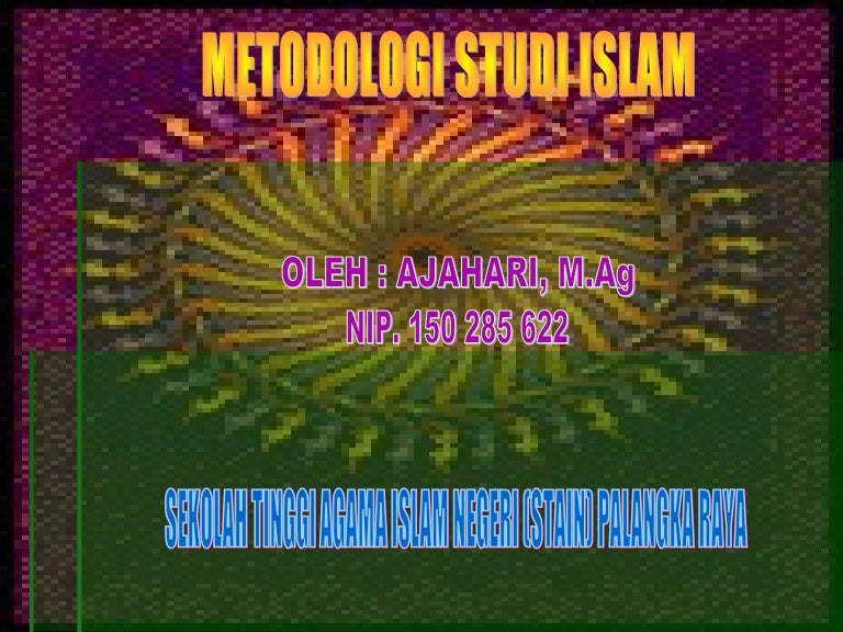 Metode Studi Islam