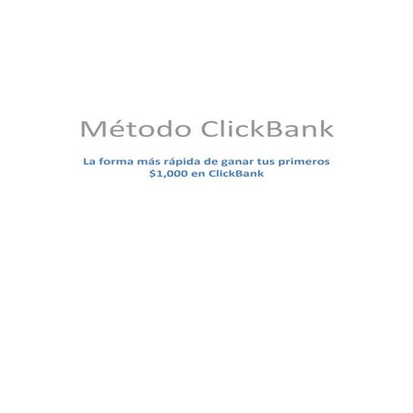 Guia clickbank-espanol | PDF