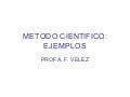 Metodo Cientifico