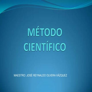Metodo cientifico