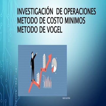 Metodo costo minimo y vogel 2