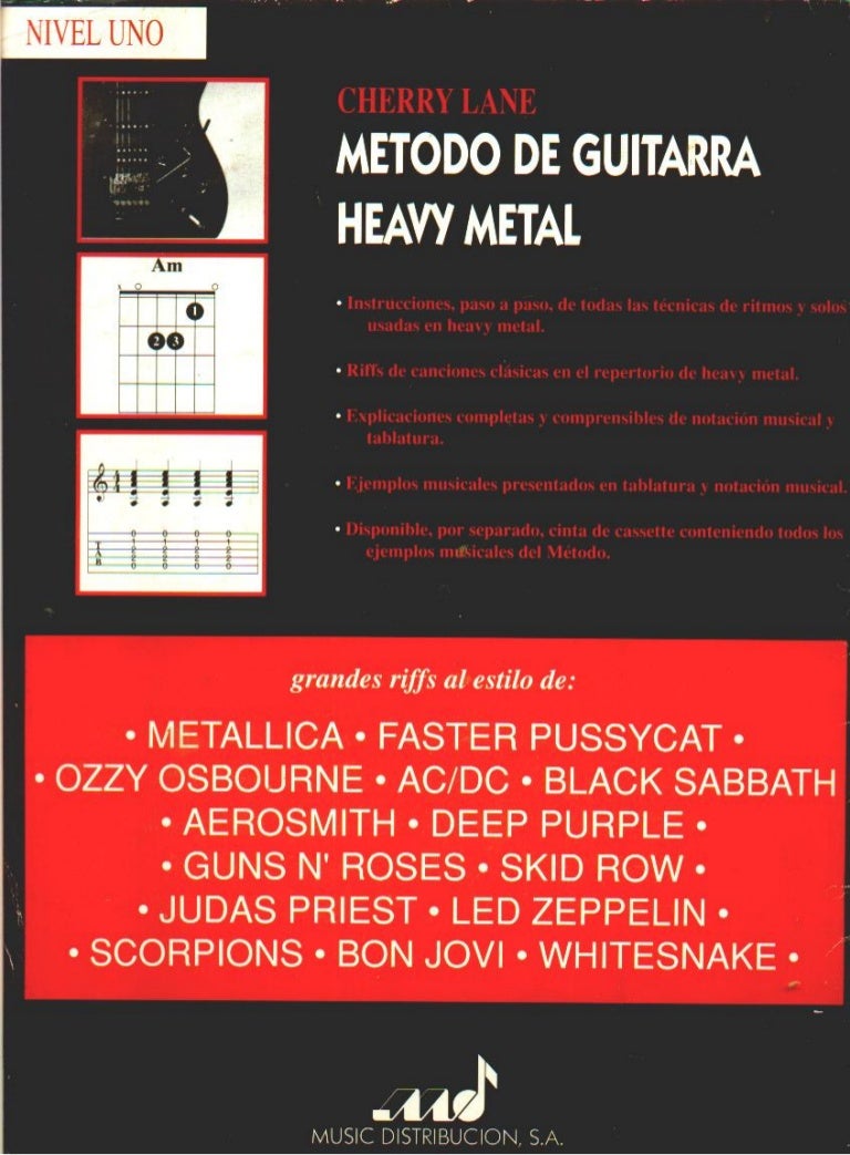 Vanesa Cordantonopulos Curso Completo De Teoría De La Música Metodo de guitarra heavy metal