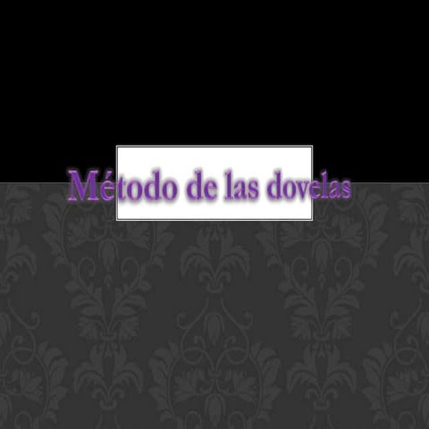 Metodo de las dovelas