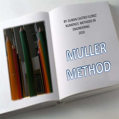 Metodo de muller