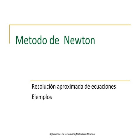 Newton Raphson-ejercicios resueltos. | PDF