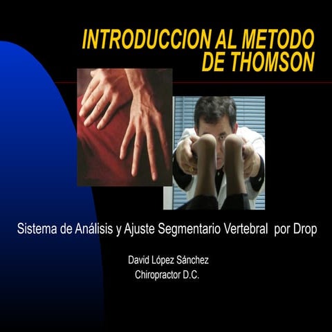 Metodo de thomson  y drop