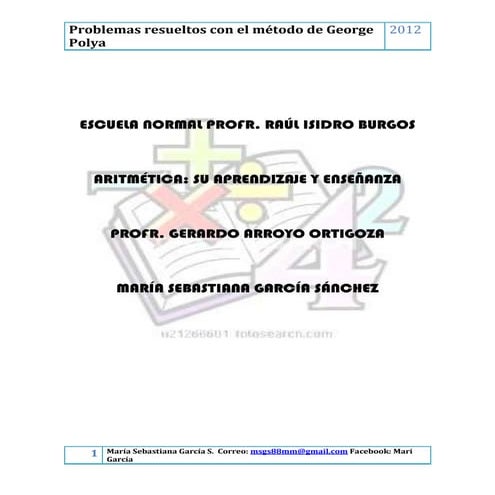 Metodo george polya | DOCX