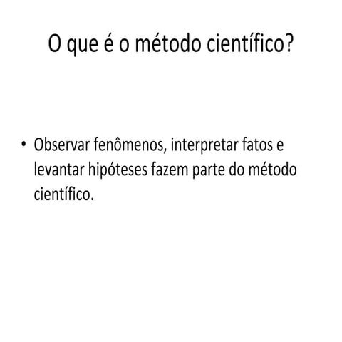Metodologia Científica em Ecologia
