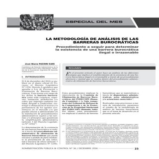 METODOLOGÍA DE ANÁLISIS DE LAS BARR...