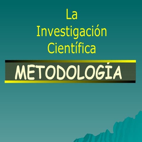 Metodología de la investigación
