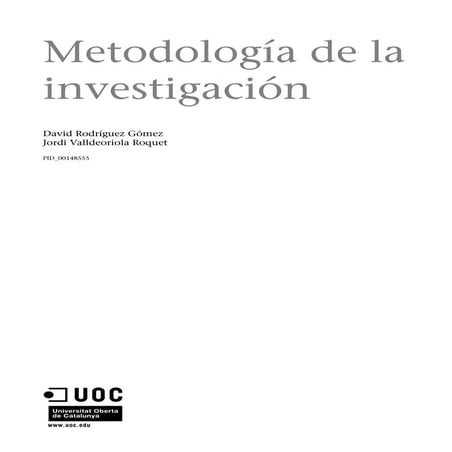 Metodología de la investigación módulo 1
