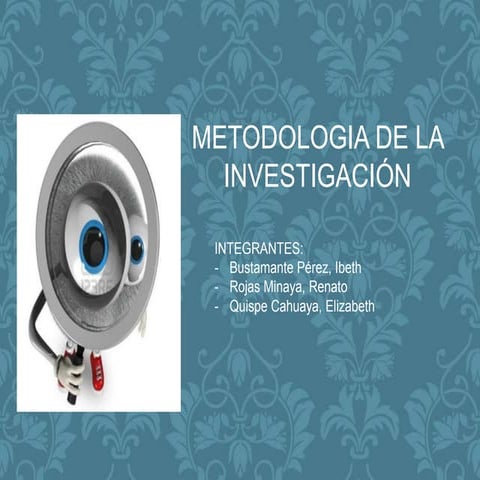 Metodologia de la investigacion