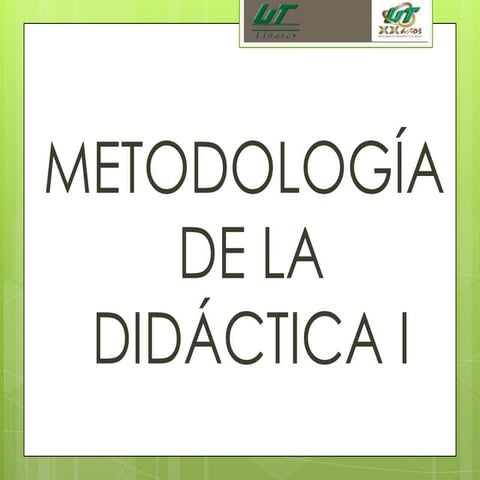 Metodologia de la didactica 2013