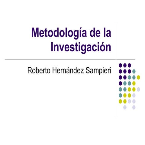 Metodologia de la Investigacion