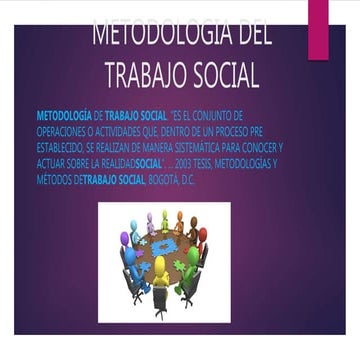 Metodologia del trabajo social