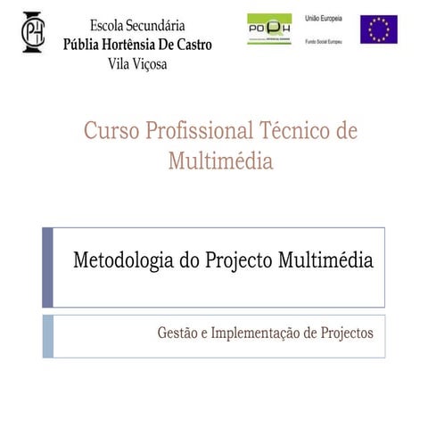 Projeto multimídia | PPT