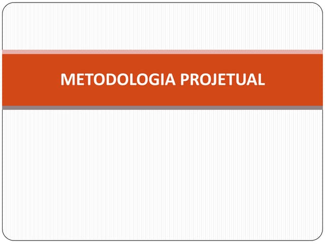 Metodologia projetual