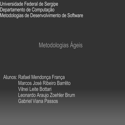Metodologias Ageis