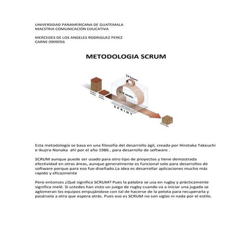 Metodología scrum
