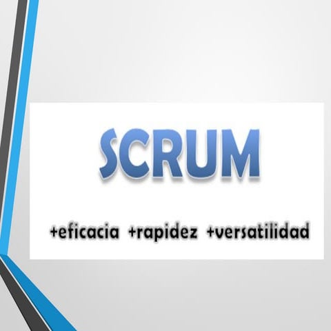 Metodologia scrum actual