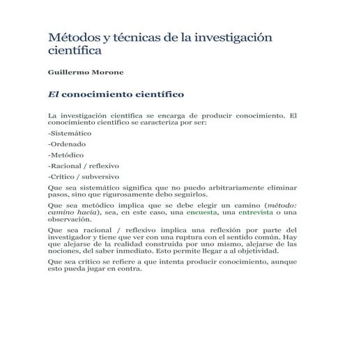 Metodologias investigacion