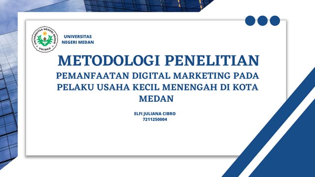 Pemanfaatan Digital Marketing dalam Meningkatkan Penjualan Produk UMKM: Studi Kasus pada [Nama UMKM]
