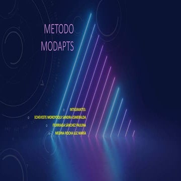 METODO MODAPTS- EJERCICIOS Y FORMATO .pptx